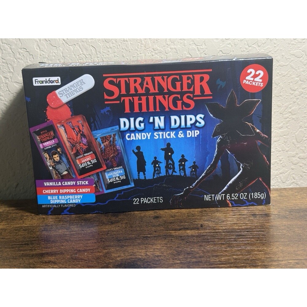 Frankford Netflix Stranger Things DIG N Dip candy stick & Dip Exp. April 2027